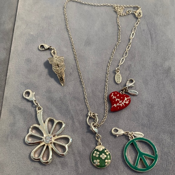 Pilgrim Danish necklace and charms Denmark